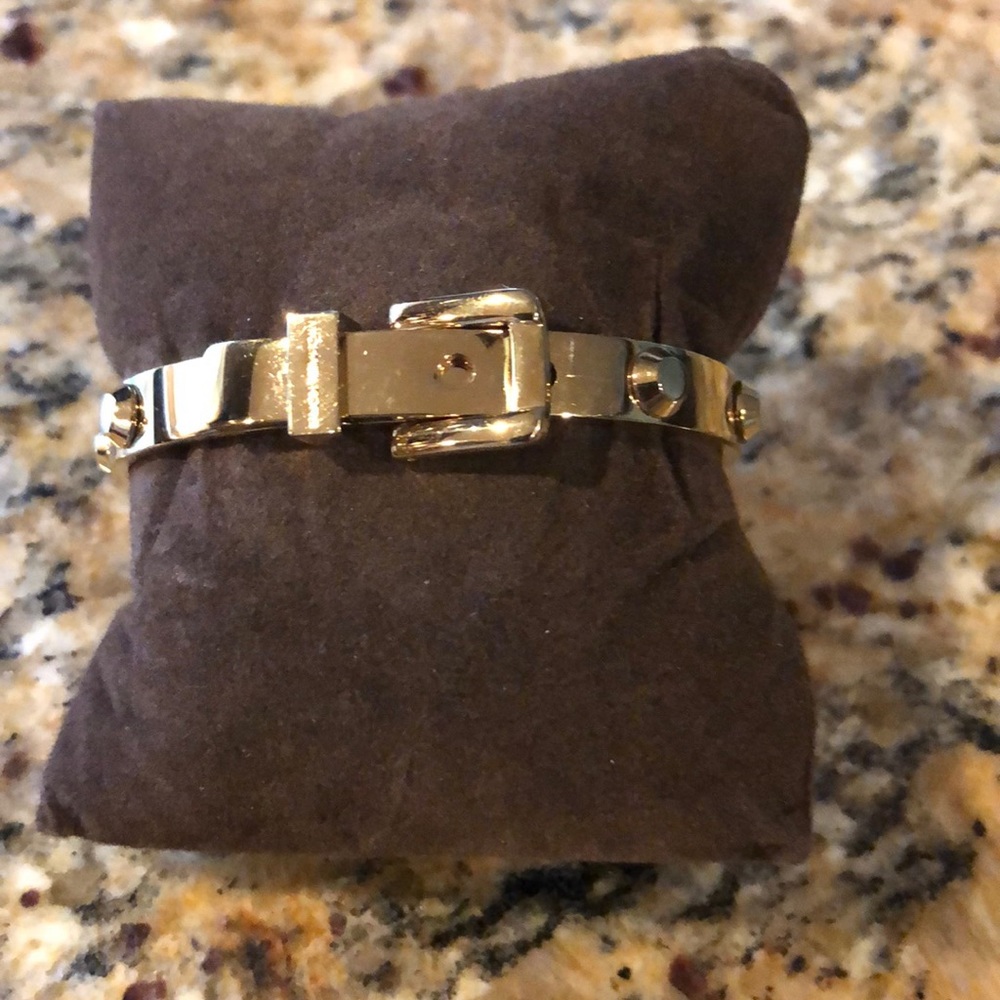 Michael Kors gold buckle bracelet